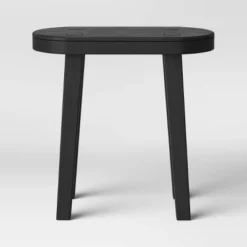 Woodland Carved Wood Accent Table - Black - Threshold™ -Decor Haven Shop GUEST 028d936f c1e9 49b0 a030 2e6b1194a496
