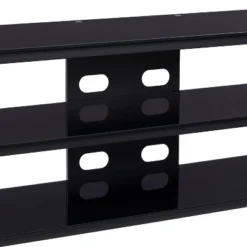 Travers Open Shelves TV Stand For TVs Up To 82" Black - CorLiving -Decor Haven Shop GUEST 0edd0c04 1c33 446e b656 8d2c7ae77ed5