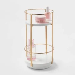 10" X 5.7" Round Metal Countertop Turntable Brass - Brightroom™ 5 10" X 5.7" Round Metal Countertop Turntable Brass - Brightroom™ -Decor Haven Shop GUEST 0f7b8890 6df4 4606 9fa9 246d6098805b