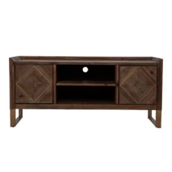Glacerad Reclaimed Wood Media Console For TVs Upto 50" Brown - Aiden Lane 12 Glacerad Reclaimed Wood Media Console For TVs Upto 50" Brown - Aiden Lane -Decor Haven Shop GUEST 10577ca1 eece 4bb1 a643 602f18865675