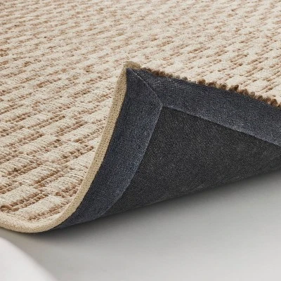 Checkered Stripe Rug Brown - Threshold™ Designed With Studio McGee 3 Checkered Stripe Rug Brown - Threshold™ Designed With Studio McGee - Image 3