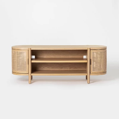 Portola Hills Caned Door TV Stand For TVs Up To 60" - Threshold™ Designed With Studio McGee 2 Portola Hills Caned Door TV Stand For TVs Up To 60" - Threshold™ Designed With Studio McGee - Image 2