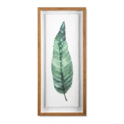 (Set Of 3) 28"x12" Framed Leaves Decorative Wall Art White - Threshold™ -Decor Haven Shop GUEST 214fdd58 752e 4cd5 99b6 07b5a2d55b3e