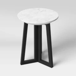 Altavista Round Marble End Table White - Threshold™ 5 Altavista Round Marble End Table White - Threshold™ -Decor Haven Shop GUEST 2758c8eb 8d8e 4972 8d46 eafeb11b9283