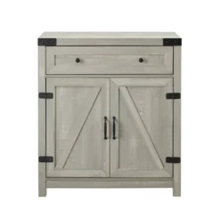 Clarabelle Rustic Farmhouse Barn Door Accent Cabinet - Saracina Home -Decor Haven Shop GUEST 2ac8529d d256 4c72 a650 90512fa4f111