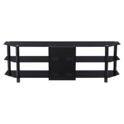 Travers Open Shelves TV Stand For TVs Up To 82" Black - CorLiving -Decor Haven Shop GUEST 2c86afcd 5fff 406c 8591 f830049a908a