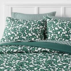Floral Printed Microfiber Reversible Comforter & Sheets Set Dark Green - Room Essentials™ 13 Floral Printed Microfiber Reversible Comforter & Sheets Set Dark Green - Room Essentials™ -Decor Haven Shop GUEST 3b9a5973 d4a1 463a af2e 3b4ff4b32e85