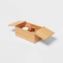6" X 9" X 4" Rectangular Hinge Lid Bamboo Countertop Organizer - Brightroom™ -Decor Haven Shop GUEST 448d43d4 ccde 4178 8ab1 21a8ac437e38