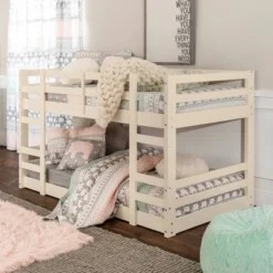 Twin Over Twin Indy Solid Wood Low Bunk Bed - Saracina Home -Decor Haven Shop GUEST 4f052a60 3845 4f84 91b9 34fbe3eba04e