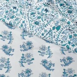12pc Reversible Paisley Print Comforter & Sheets Set Blue/Dark Teal Blue - Threshold™ -Decor Haven Shop GUEST 5905586d 97c3 463f a986 2521cf0e7a13
