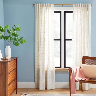 Decorative Screw Curtain Rod Brass Finish - Hearth & Hand™ With Magnolia 2 Decorative Screw Curtain Rod Brass Finish - Hearth & Hand™ With Magnolia - Image 2