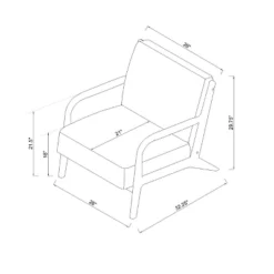 Esters Wood Armchair - Threshold™ 18 Esters Wood Armchair - Threshold™ -Decor Haven Shop GUEST 671b808a 0f51 4b1b 8bb1 34be7d271a3c