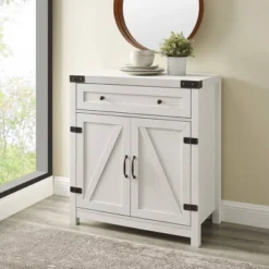 Clarabelle Rustic Farmhouse Barn Door Accent Cabinet - Saracina Home -Decor Haven Shop GUEST 6c103768 a54e 40a3 9506 75e3ec77e2f5