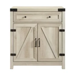 Clarabelle Rustic Farmhouse Barn Door Accent Cabinet - Saracina Home -Decor Haven Shop GUEST 713ae4d0 858a 4fc3 8b2d 6512862d084e