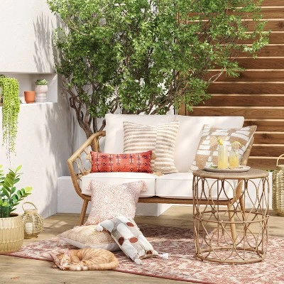 Britanna Patio Loveseat, Outdoor Furniture - Natural - Opalhouse™ -Decor Haven Shop GUEST 76e8efc6 6d5e 42fa 81a8 386f49dccdcd