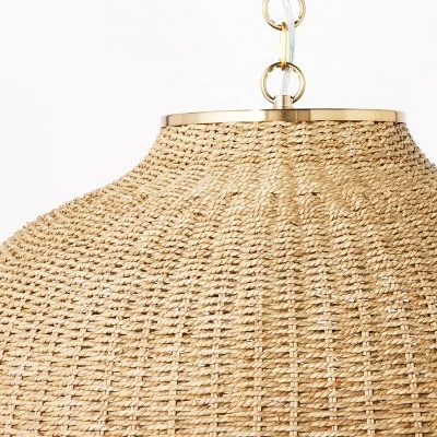 Large Seagrass Pendant Table Lamp Brown - Threshold™ Designed With Studio McGee 5 Large Seagrass Pendant Table Lamp Brown - Threshold™ Designed With Studio McGee - Image 5