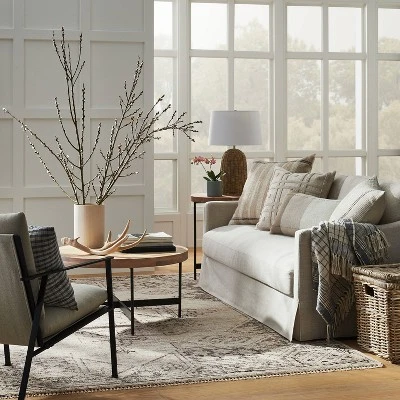 Knolls Authentic Hand Knotted Distressed Persian Style Rug - Threshold™ Designed With Studio McGee 1 Knolls Authentic Hand Knotted Distressed Persian Style Rug - Threshold™ Designed With Studio McGee