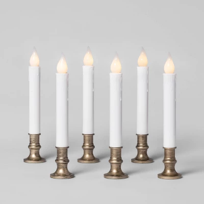 6ct Battery Operated LED Christmas Candolier Warm White With Brushed Silver Base - Wondershop™ -Decor Haven Shop GUEST 8fb43494 fdd7 4468 bd0a 55aabae72095