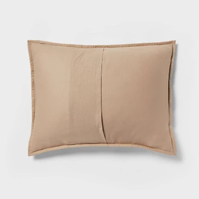 Standard Floral Print Trad Cotton Voile Lofty Quilt Sham Green - Threshold™ 3 Standard Floral Print Trad Cotton Voile Lofty Quilt Sham Green - Threshold™ - Image 3