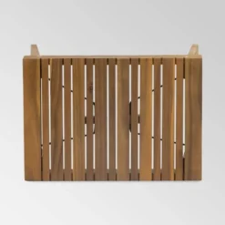 Kyoto Acacia Wood Folding Side Table - Teak - Christopher Knight Home -Decor Haven Shop GUEST a4881faa ed00 4a6e b4d6 5a44eeb86589