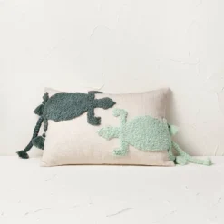 Two Lizard Punch Needle Lumbar Throw Pillow - Opalhouse™ Designed With Jungalow™ -Decor Haven Shop GUEST b928f6a8 8ca3 4efd 8799 466299a95a4e
