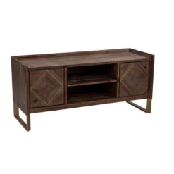 Glacerad Reclaimed Wood Media Console For TVs Upto 50" Brown - Aiden Lane 13 Glacerad Reclaimed Wood Media Console For TVs Upto 50" Brown - Aiden Lane -Decor Haven Shop GUEST c5ca11b1 d694 4204 b4c7 035d6a35a4c8
