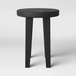 Woodland Carved Wood Accent Table - Black - Threshold™ -Decor Haven Shop GUEST c81a09d3 1741 4f8f 8822 8ba23599b9d6