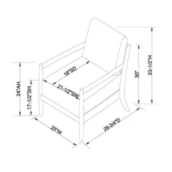 Park Valley Ladder Back Wood Arm Accent Chair - Threshold™ Designed With Studio McGee 13 Park Valley Ladder Back Wood Arm Accent Chair - Threshold™ Designed With Studio McGee -Decor Haven Shop GUEST ce32bc3c bd47 42a8 bac8 4fae9f0aa812