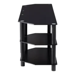 Travers Open Shelves TV Stand For TVs Up To 82" Black - CorLiving -Decor Haven Shop GUEST d2a2c665 da1c 4caa 9f6c 79c6f6aec05b