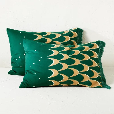 Full/Queen Printed Comforter & Sham Set Teal - Opalhouse™ Designed With Jungalow™ 3 Full/Queen Printed Comforter & Sham Set Teal - Opalhouse™ Designed With Jungalow™ - Image 3