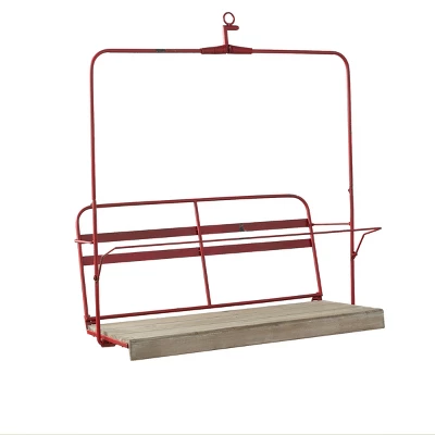 Sullivans Ski Lift Hanging Display 33"H Red 2 Sullivans Ski Lift Hanging Display 33"H Red - Image 2
