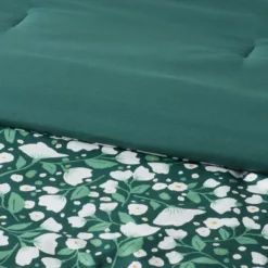 Floral Printed Microfiber Reversible Comforter & Sheets Set Dark Green - Room Essentials™ 9 Floral Printed Microfiber Reversible Comforter & Sheets Set Dark Green - Room Essentials™ -Decor Haven Shop GUEST df79204e d53f 4796 9fc1 6fecf011d658