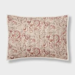 Voile Paisley Printed Quilt Sham Cream - Threshold™ 5 Voile Paisley Printed Quilt Sham Cream - Threshold™ -Decor Haven Shop GUEST e0f4f329 7b2b 4e95 8132 3a5419a69f2c