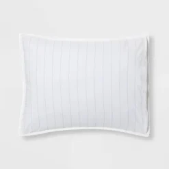 Reversible Cotton Stripe Quilt Sham - Threshold™ 5 Reversible Cotton Stripe Quilt Sham - Threshold™ -Decor Haven Shop GUEST e4cf0cec a450 4cc1 91b4 45e3f6a809e4