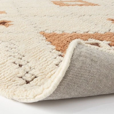 Northridge Hand Tufted Wool Shag Diamond Area Rug - Threshold™ Designed With Studio McGee 3 Northridge Hand Tufted Wool Shag Diamond Area Rug - Threshold™ Designed With Studio McGee - Image 3