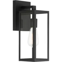 John Timberland Titan Modern Outdoor Wall Light Fixtures Set Of 2 Mystic Black 14 1/4" Clear Glass For Post Exterior Barn Deck House Porch Yard Patio 9 John Timberland Titan Modern Outdoor Wall Light Fixtures Set Of 2 Mystic Black 14 1/4" Clear Glass For Post Exterior Barn Deck House Porch Yard Patio -Decor Haven Shop GUEST fd56127d 0646 483b 8db8 e355efe63285